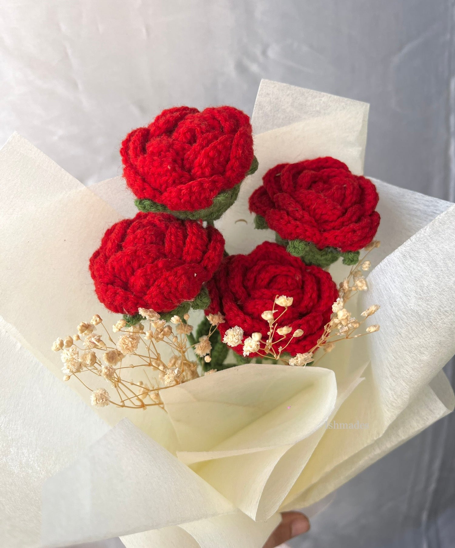 Everlasting crochet bouquets