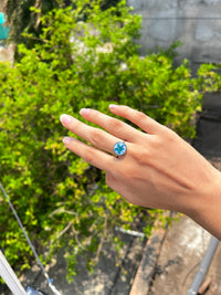 Azure Blossam Ring