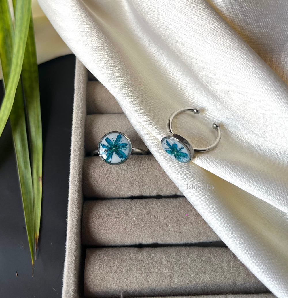 Azure Blossam Ring