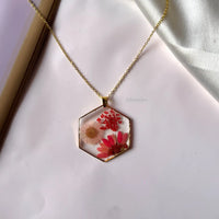 Pink field locket