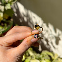 Lace petal ring