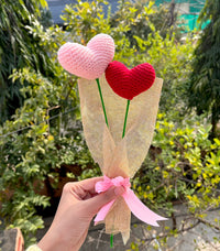 Two hearts forever bouquet