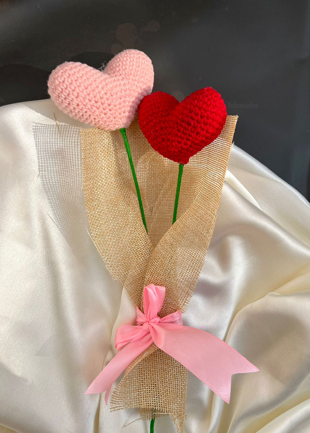 Two hearts forever bouquet