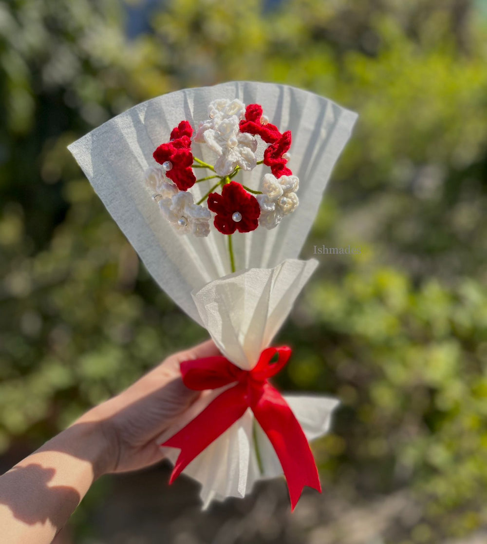 Red & White Reverie bouquet