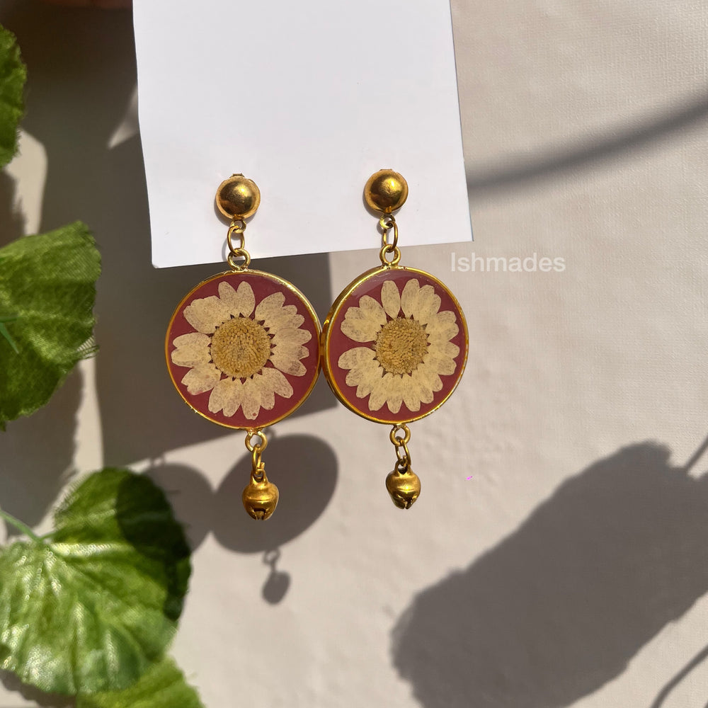 Mauve jhumkas