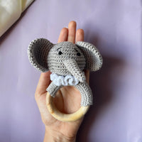Elephant teether/rattle