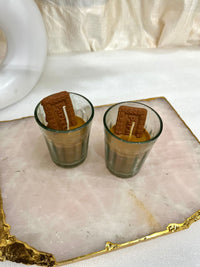 Tea-parle g candles (set of 2)