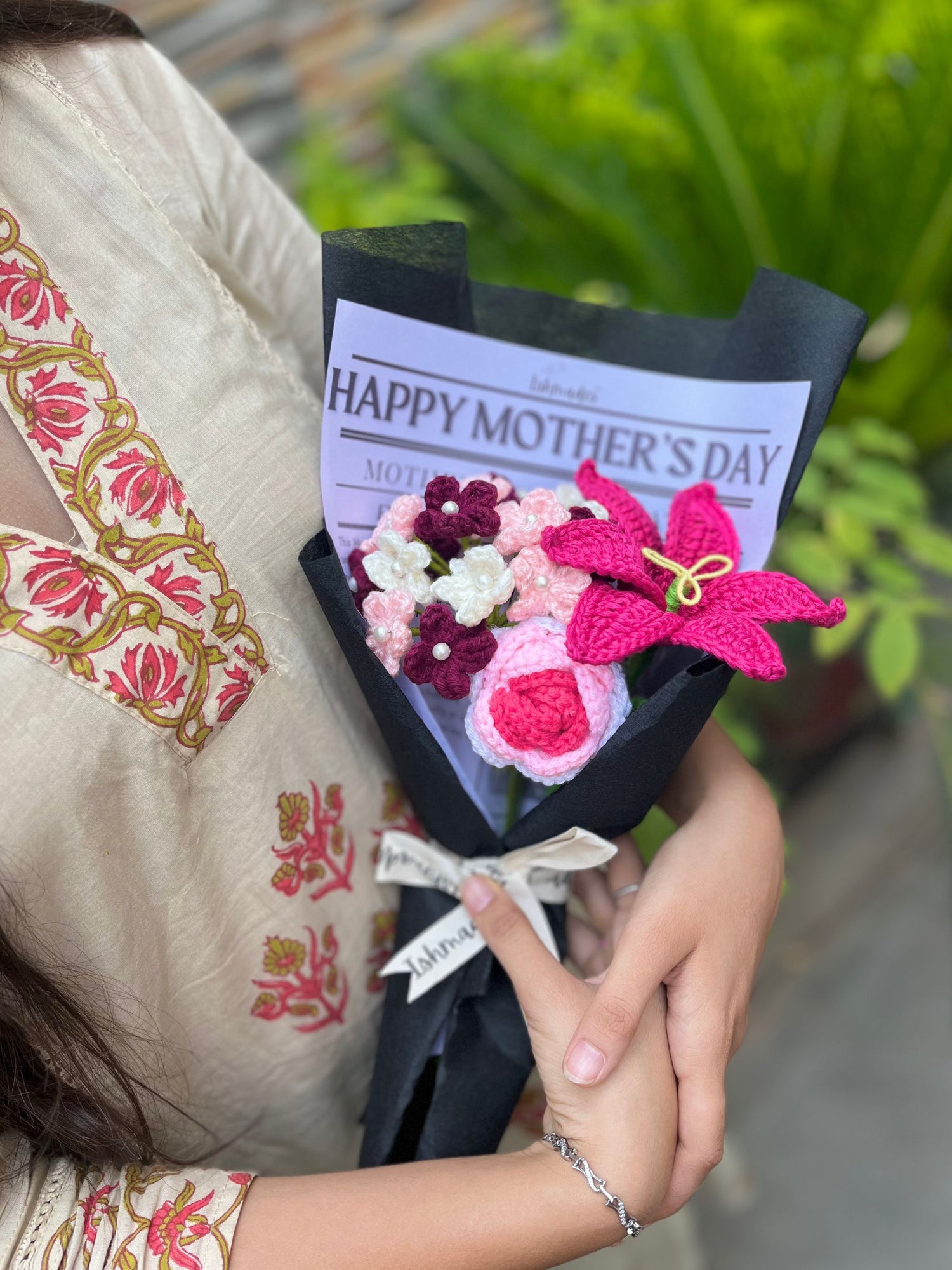 Mother's day crochet bouquet