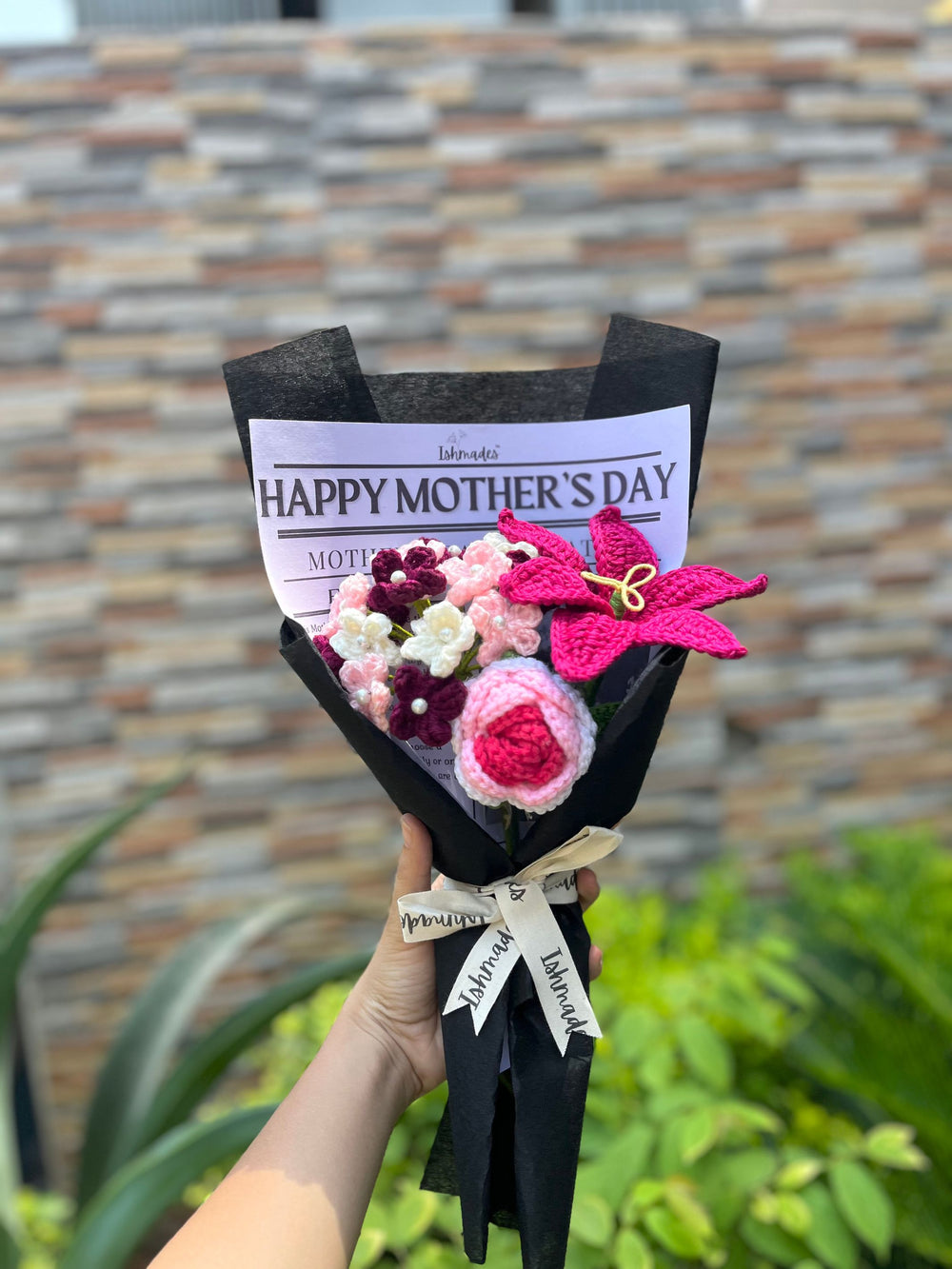 Mother's day crochet bouquet