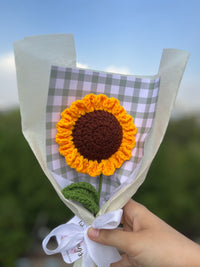 Single sunflower bouquet