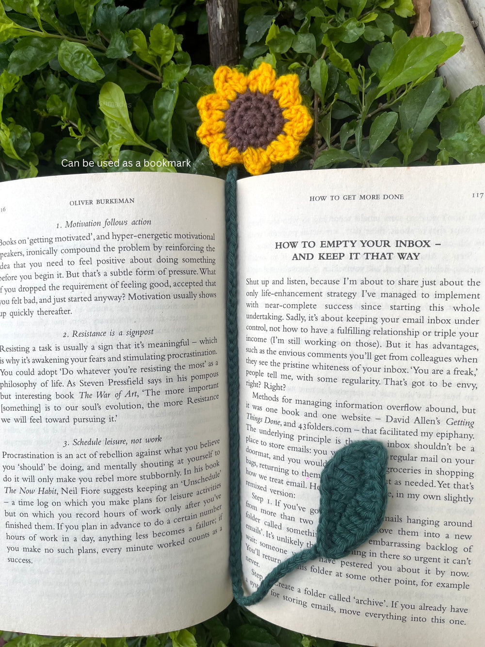 Crochet sunflower charm - 3 in one delight