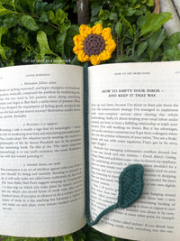 Crochet sunflower charm - 3 in one delight