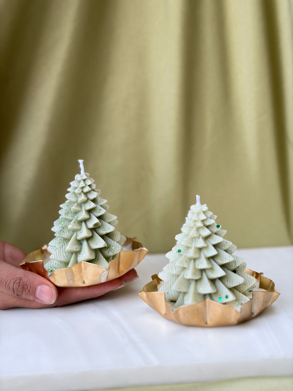 Christmas tree candle