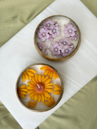 Floral urli candles