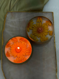 Floral urli candles