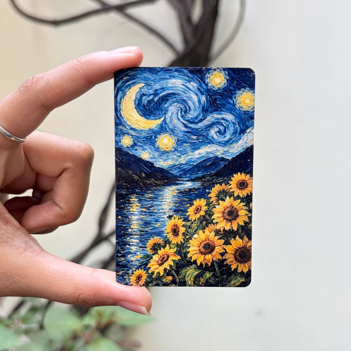 Starry Sunflower Wallet Card