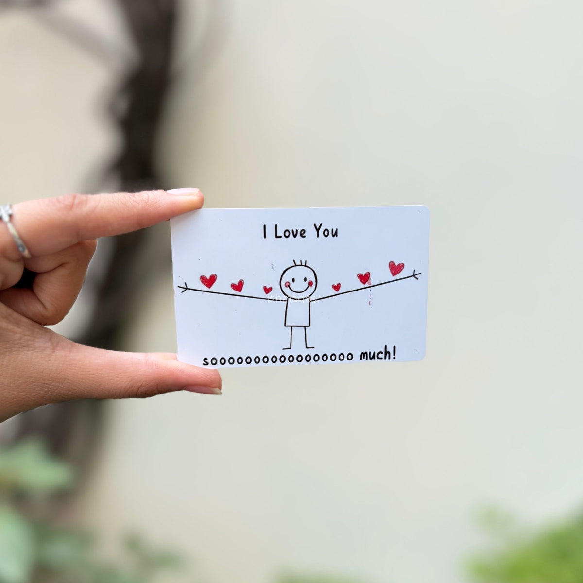 Love You to the Universe Wallet Card