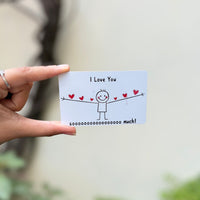 Love You to the Universe Wallet Card