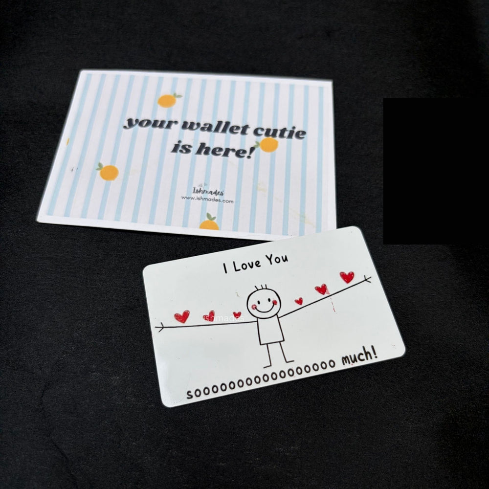 Love You to the Universe Wallet Card