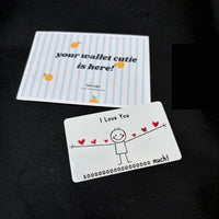 Love You to the Universe Wallet Card