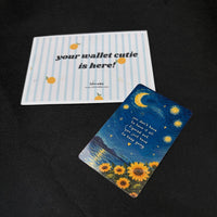 Starry Sunflower Wallet Card