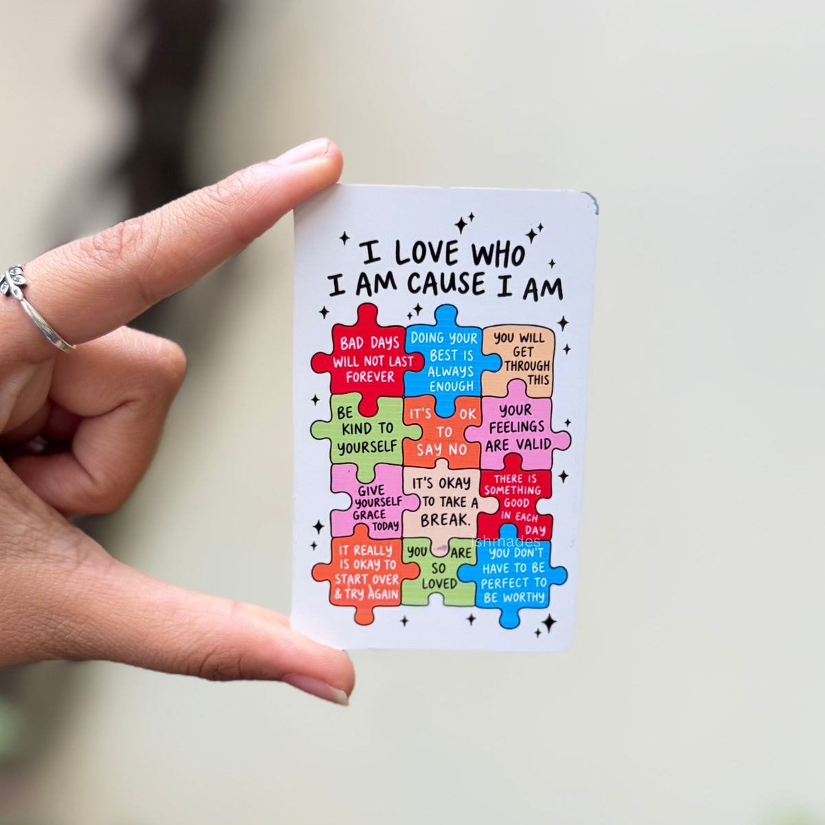 Love Yourself Affirmation Wallet Cards