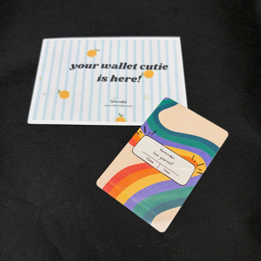 Love Yourself Affirmation Wallet Cards