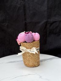 Lavender Blush Tulip Basket