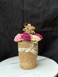 Rosé Harmony Bloom Basket