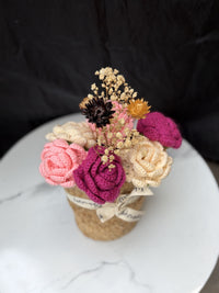 Rosé Harmony Bloom Basket