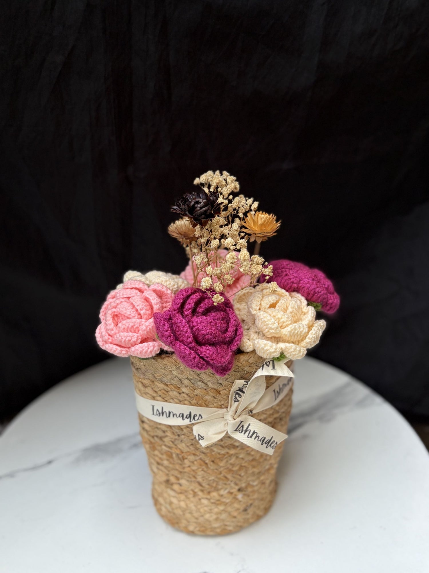 Rosé Harmony Bloom Basket