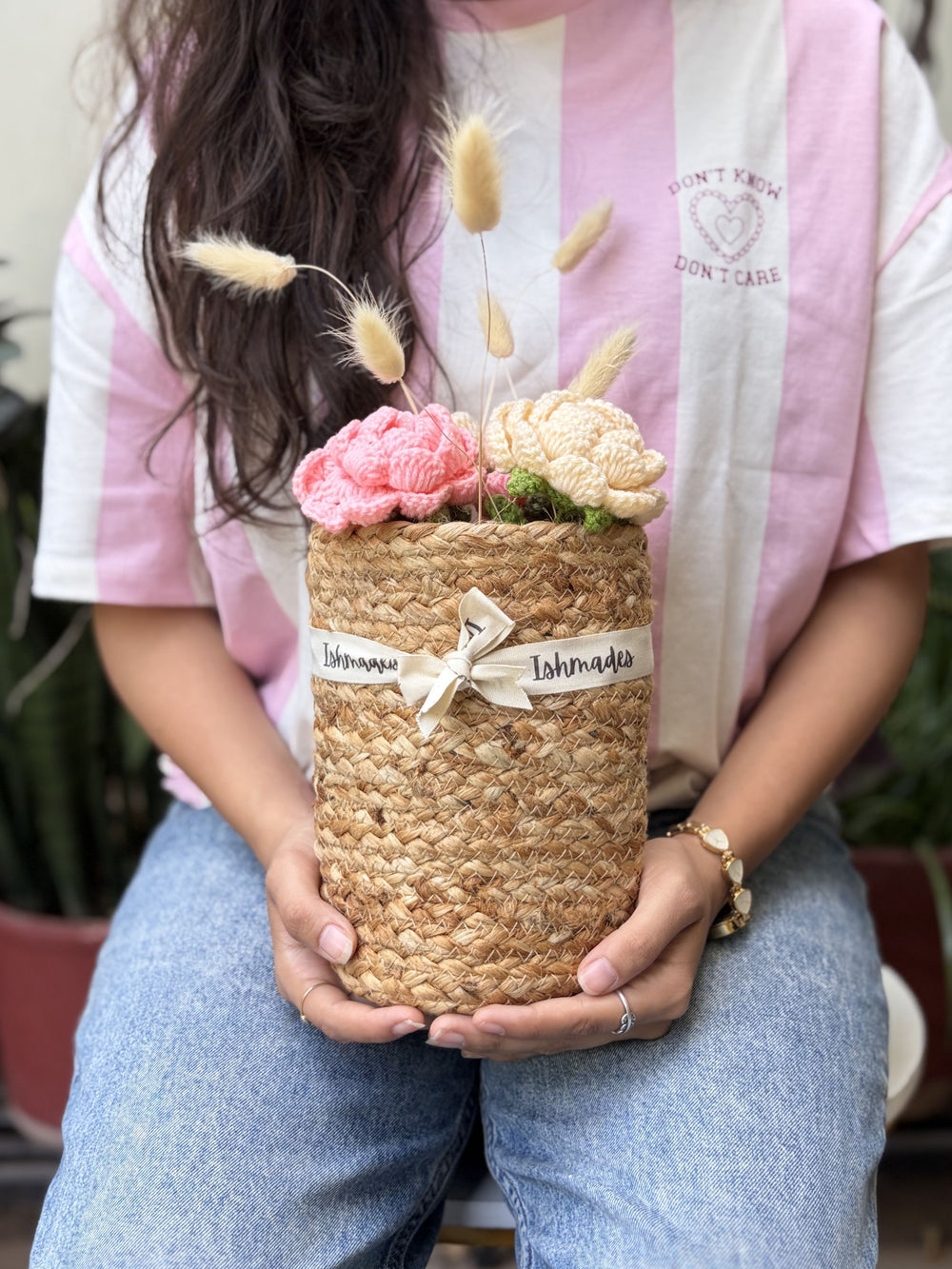 Rosy Whisper Basket
