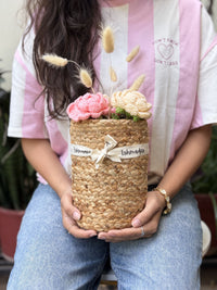 Rosy Whisper Basket