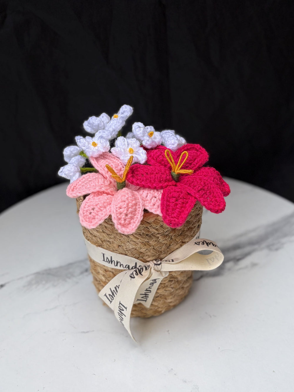 Blush & Bloom Lily Basket