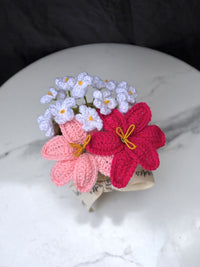 Blush & Bloom Lily Basket